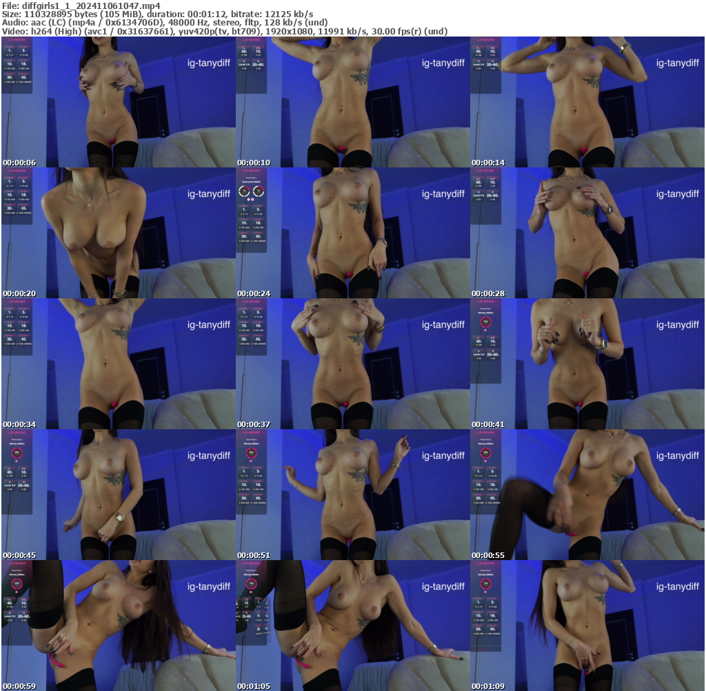 Preview thumb from diffgirls1_1 on 2024-11-06 @ bongacams