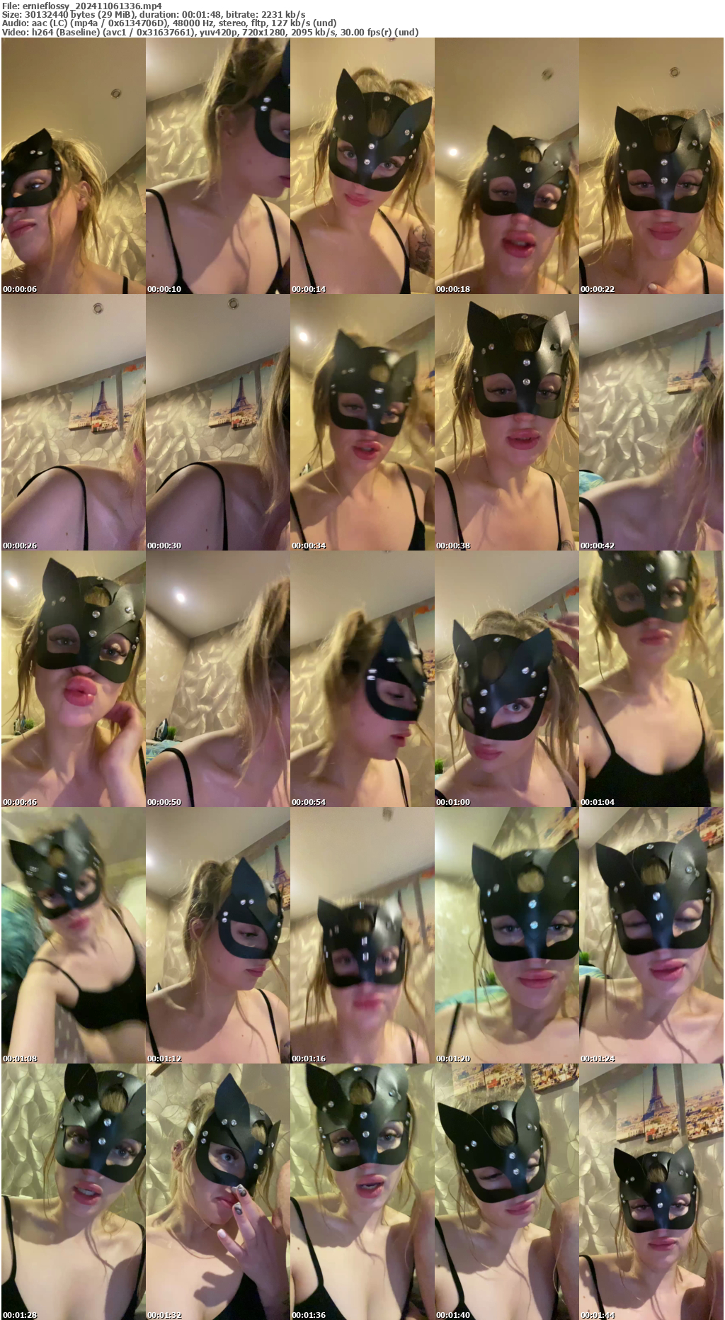 Preview thumb from ernieflossy on 2024-11-06 @ bongacams