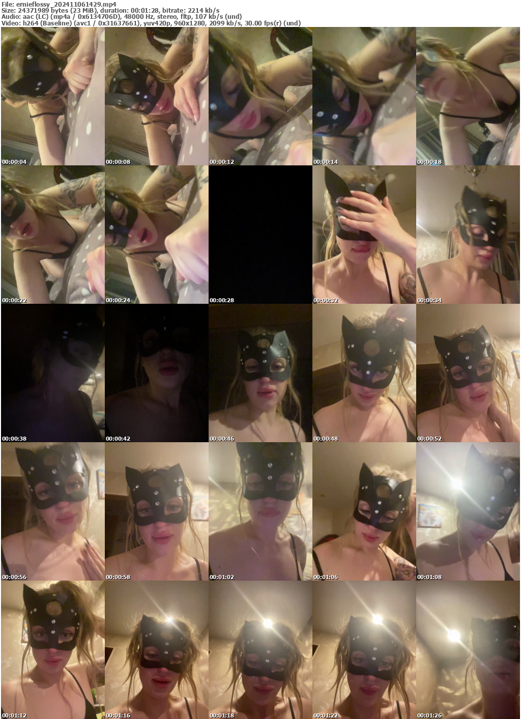 Preview thumb from ernieflossy on 2024-11-06 @ bongacams