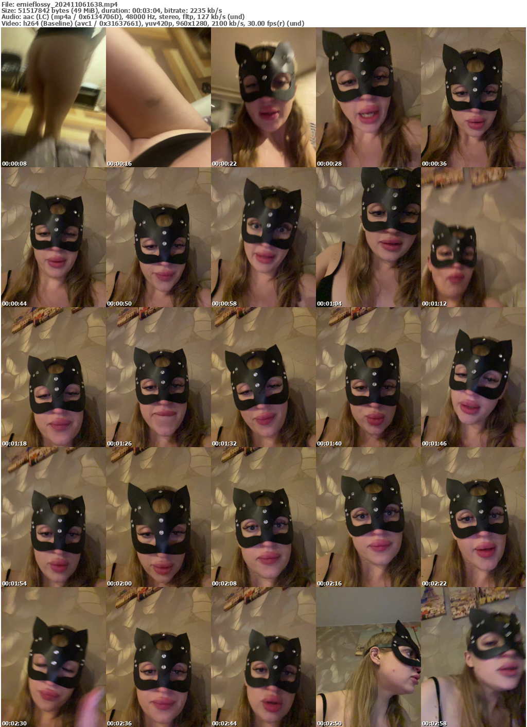 Preview thumb from ernieflossy on 2024-11-06 @ bongacams