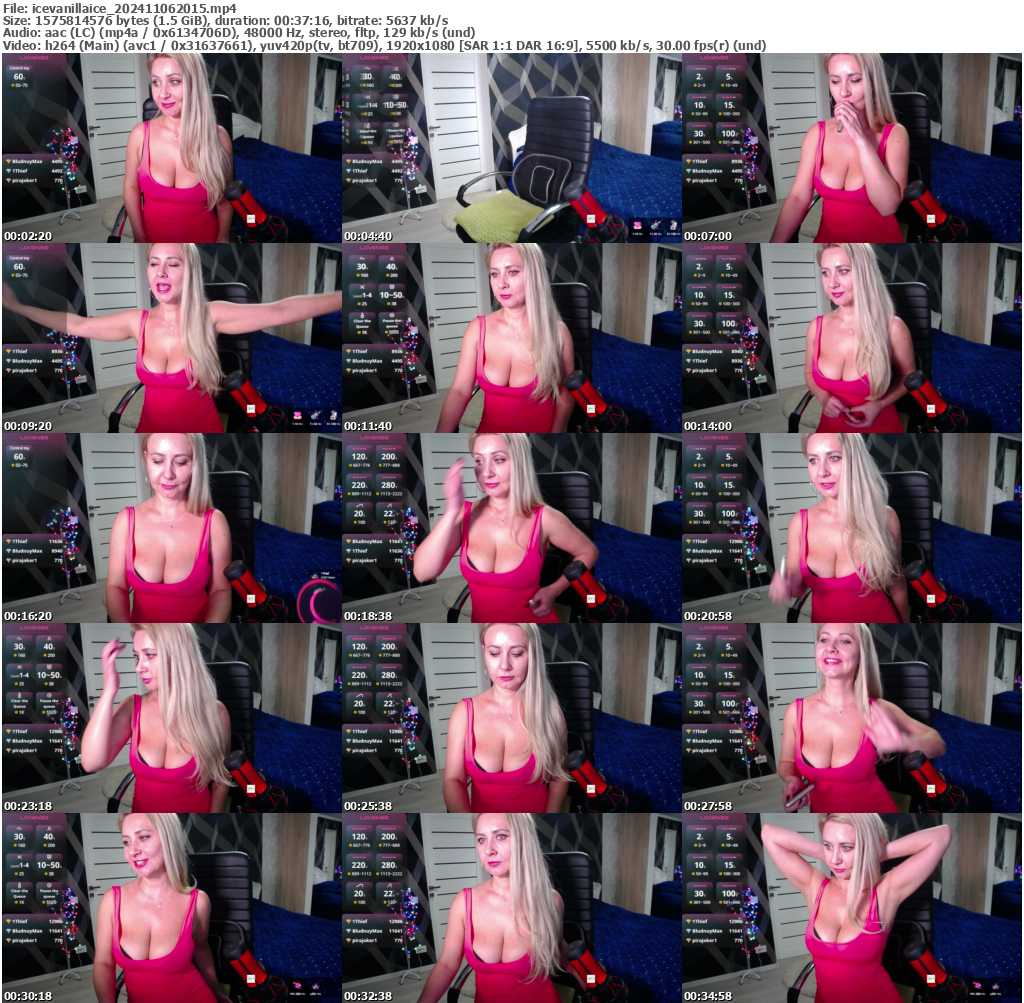 Preview thumb from icevanillaice on 2024-11-06 @ bongacams