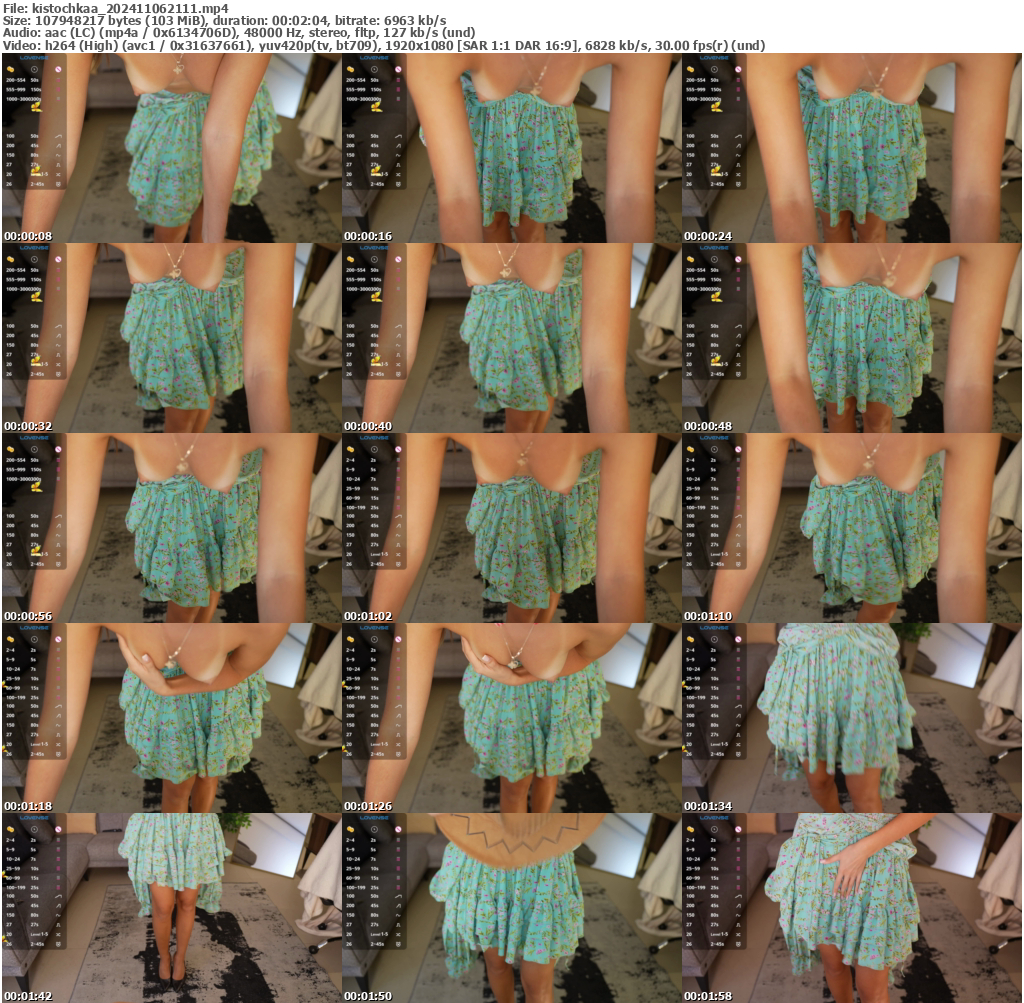 Preview thumb from kistochkaa on 2024-11-06 @ bongacams