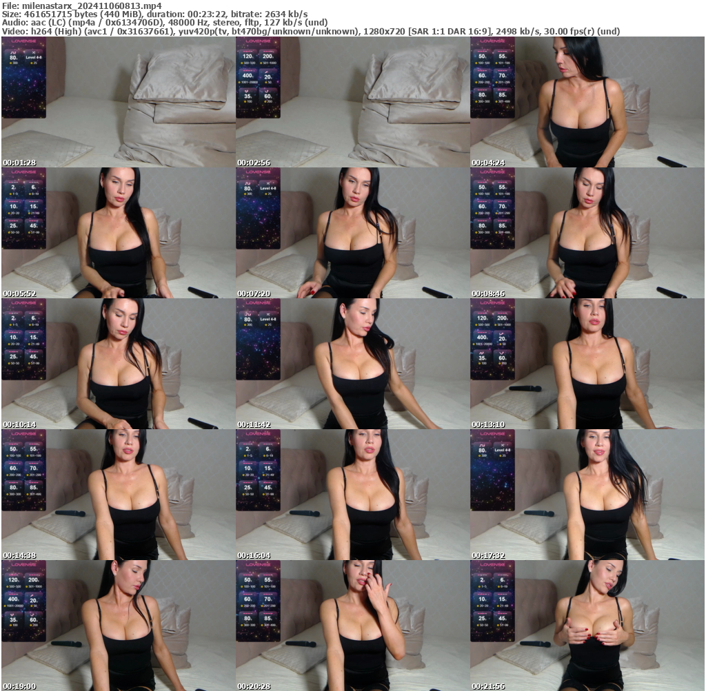 Preview thumb from milenastarx on 2024-11-06 @ bongacams