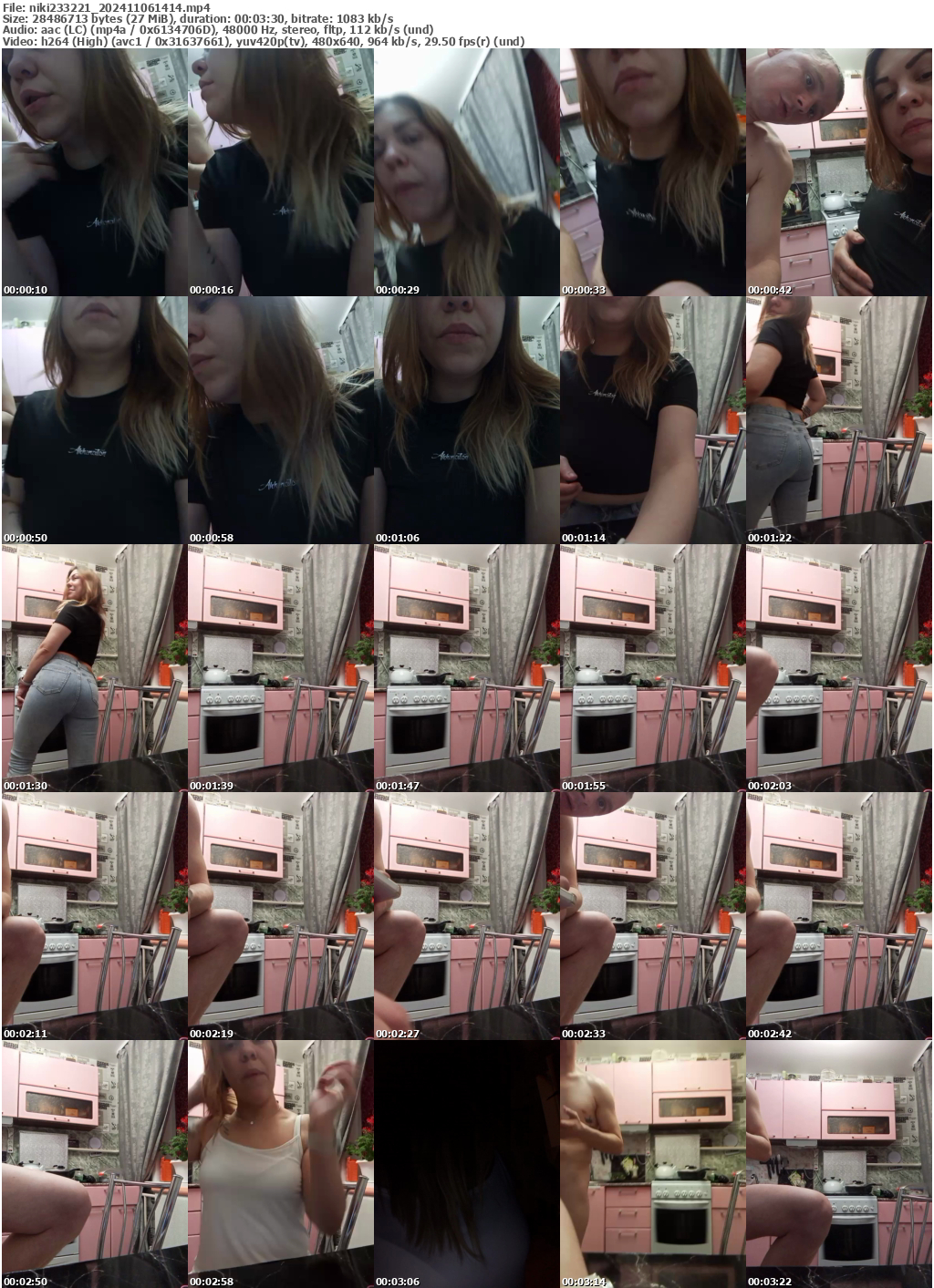 Preview thumb from niki233221 on 2024-11-06 @ bongacams