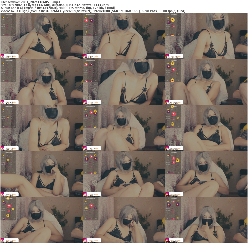 Preview thumb from sexlove12001 on 2024-11-06 @ bongacams