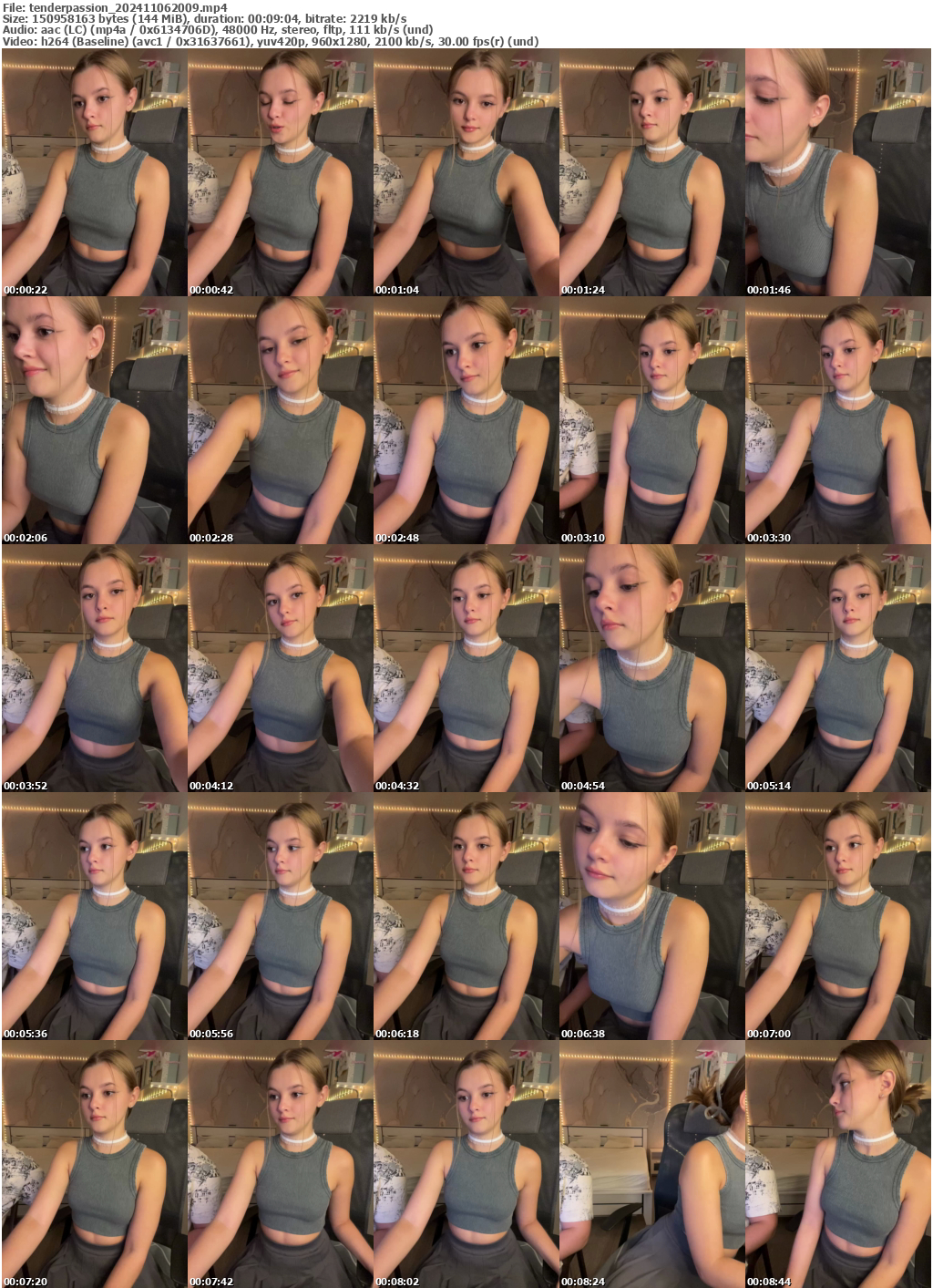 Preview thumb from tenderpassion on 2024-11-06 @ bongacams