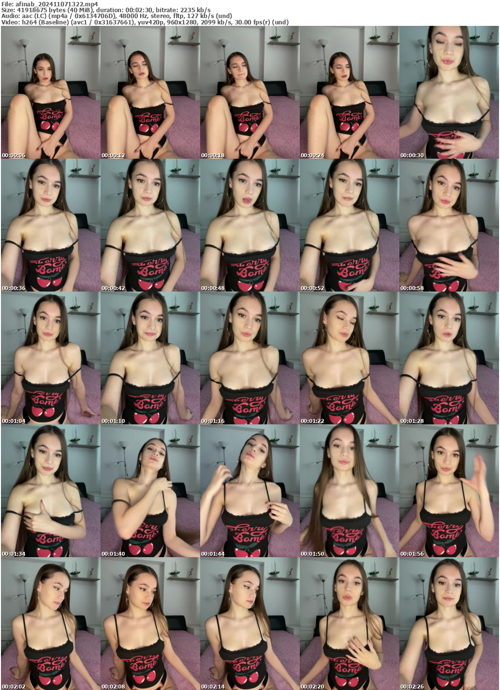 Preview thumb from afinab on 2024-11-07 @ bongacams