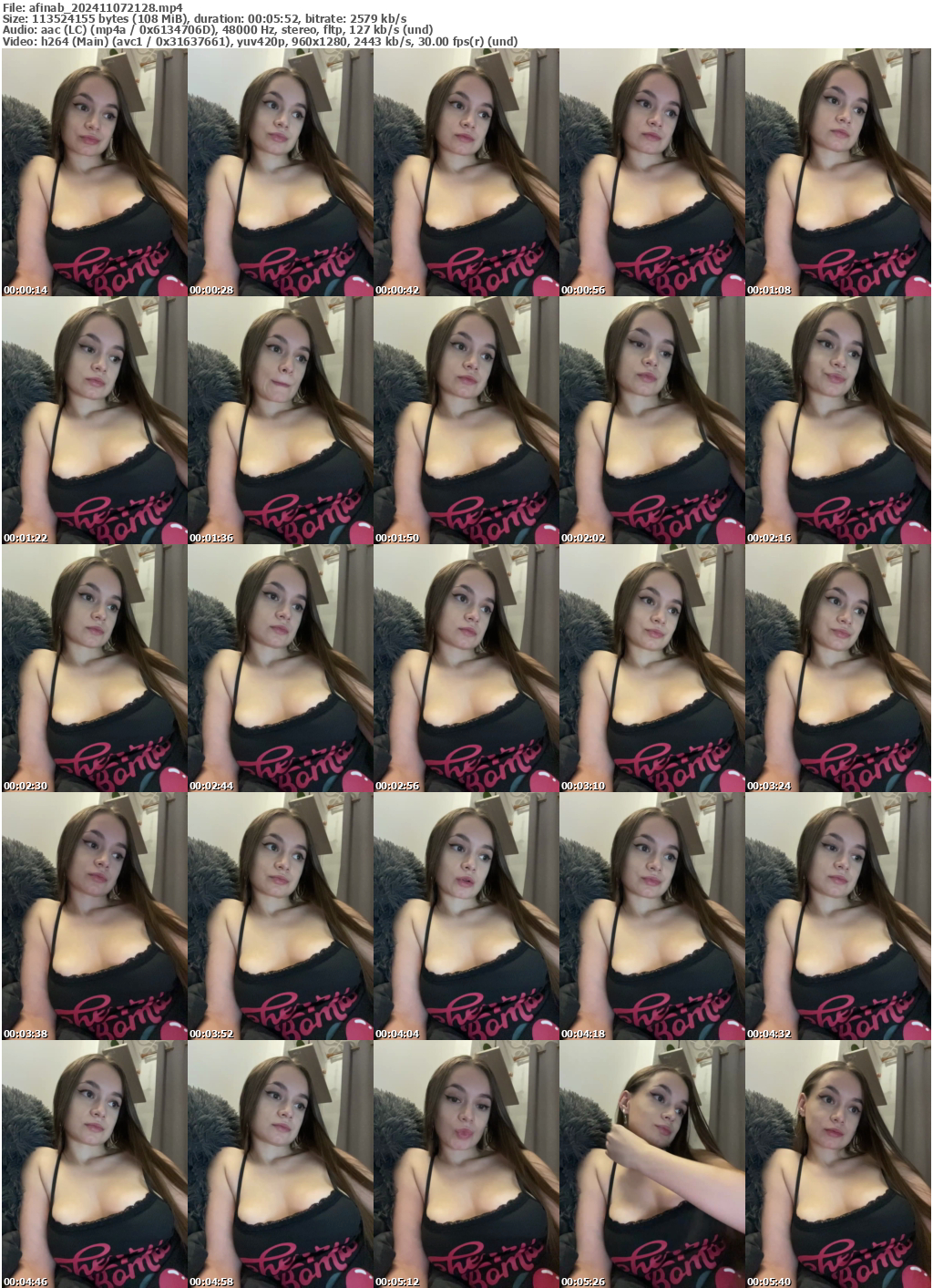 Preview thumb from afinab on 2024-11-07 @ bongacams