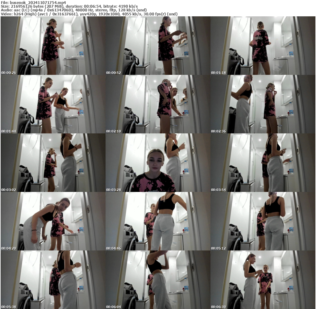 Preview thumb from busenok on 2024-11-07 @ bongacams