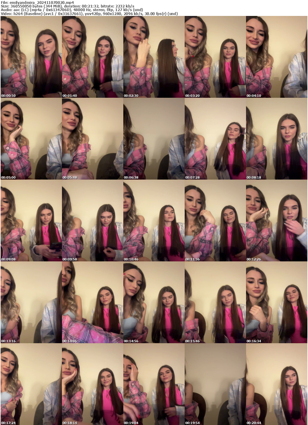 Preview thumb from emilyandmira on 2024-11-07 @ bongacams