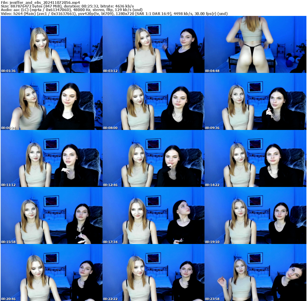 Preview thumb from jeniffer_and_elis on 2024-11-07 @ bongacams