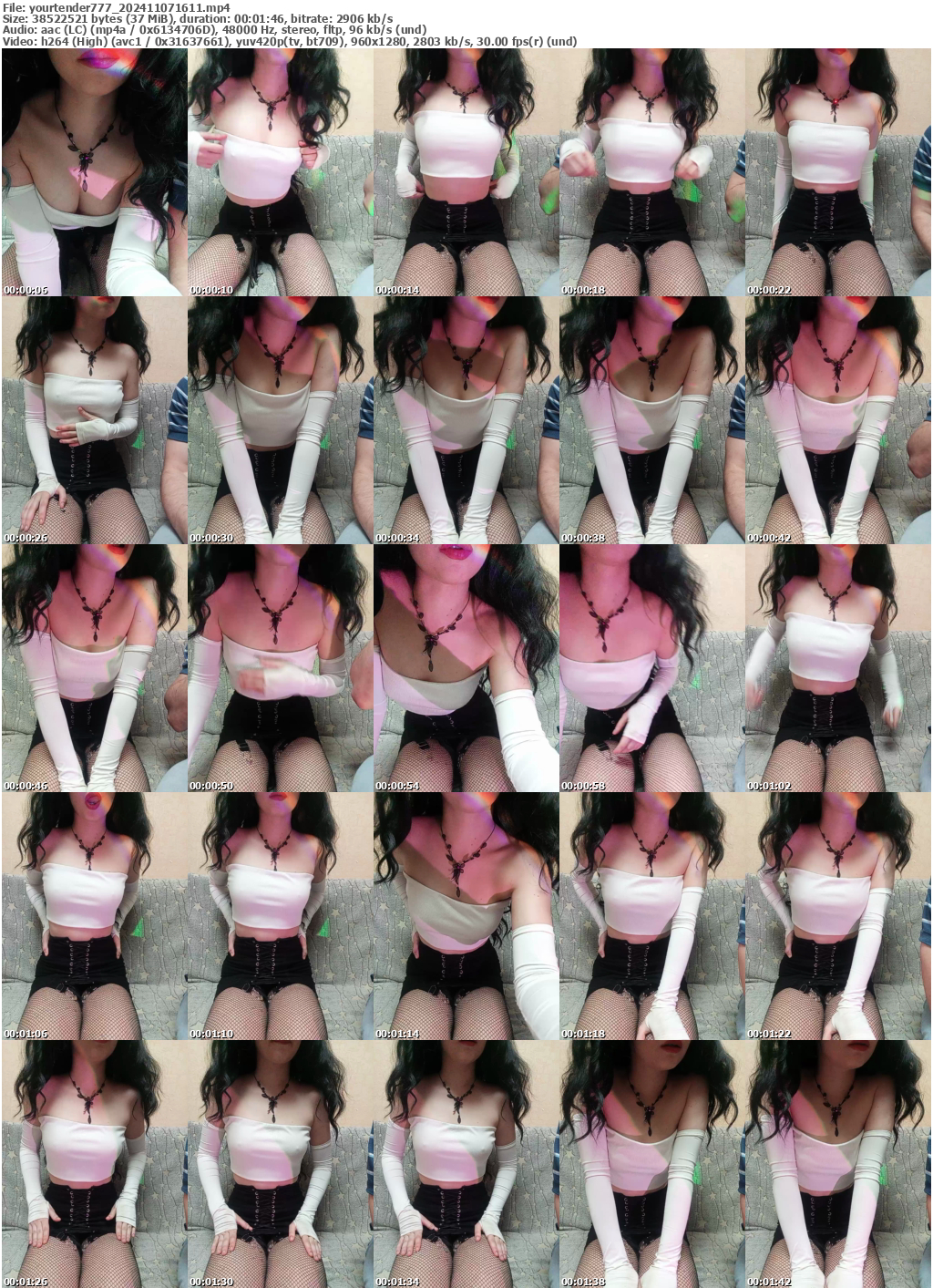 Preview thumb from yourtender777 on 2024-11-07 @ bongacams