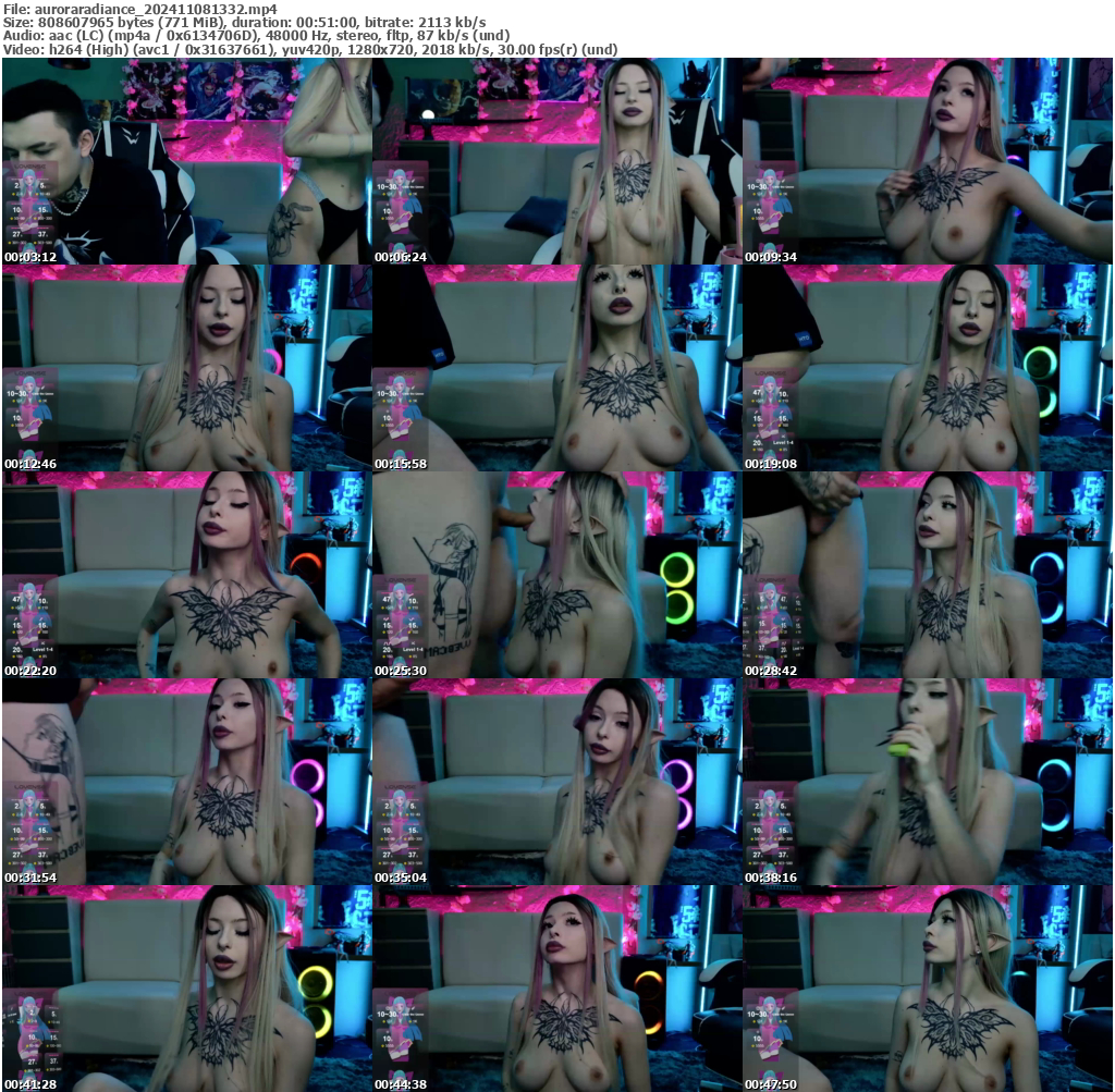 Preview thumb from auroraradiance on 2024-11-08 @ bongacams