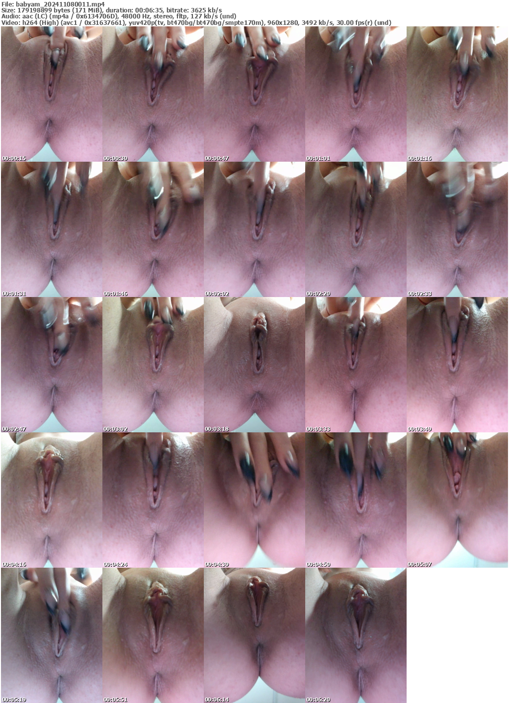 Preview thumb from babyam on 2024-11-08 @ bongacams