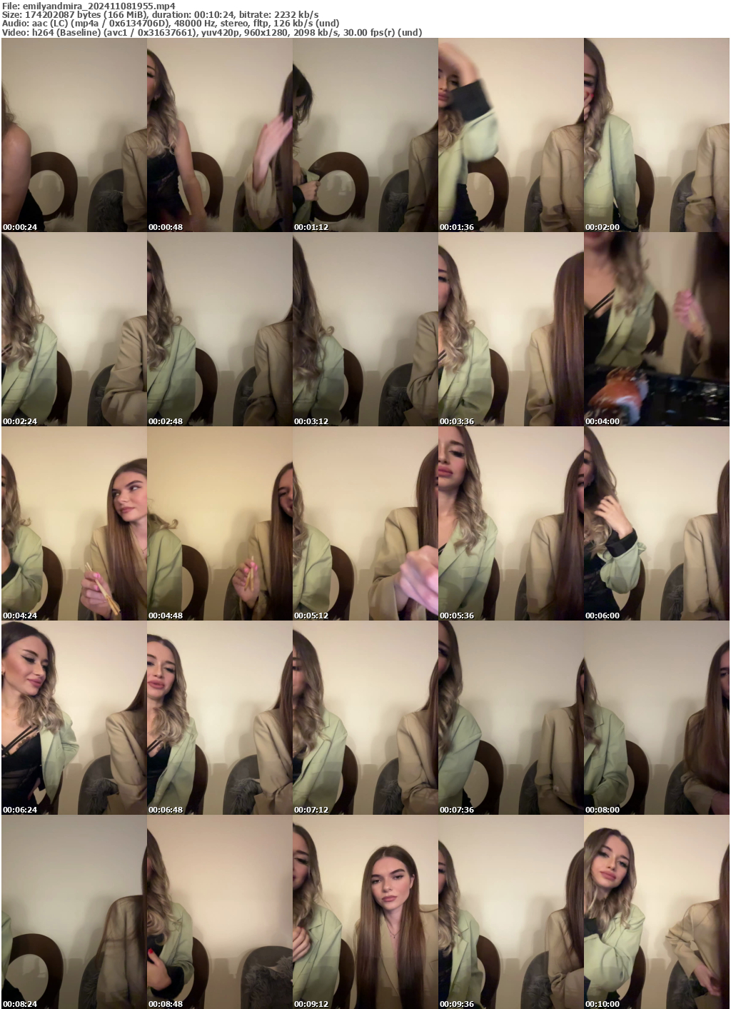 Preview thumb from emilyandmira on 2024-11-08 @ bongacams