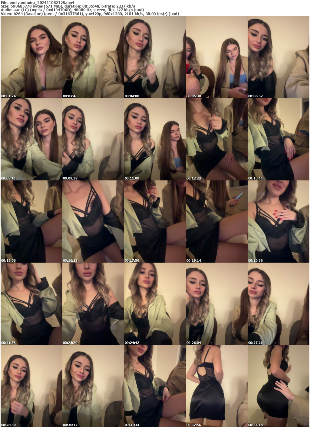 Preview thumb from emilyandmira on 2024-11-08 @ bongacams