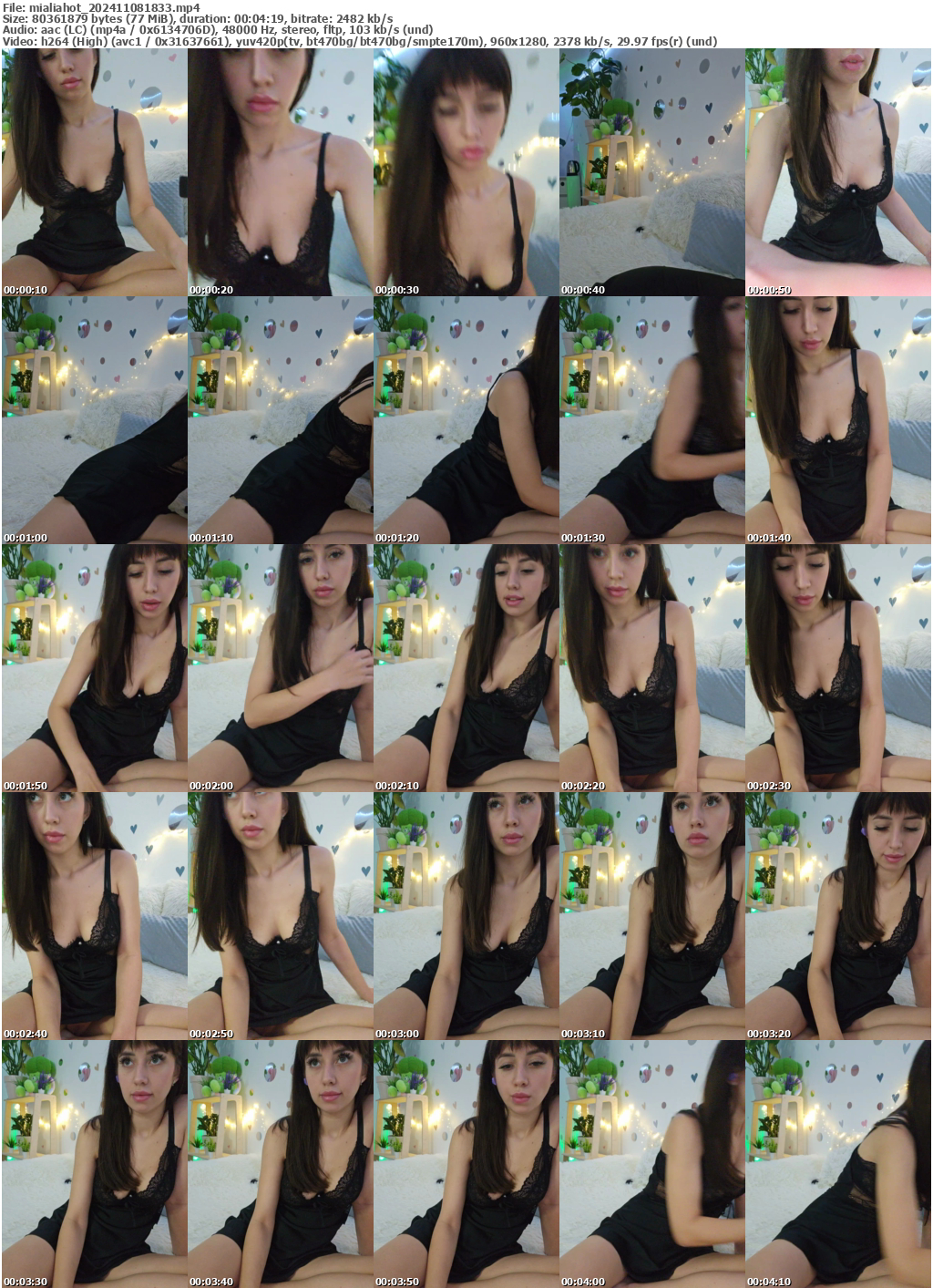 Preview thumb from mialiahot on 2024-11-08 @ bongacams