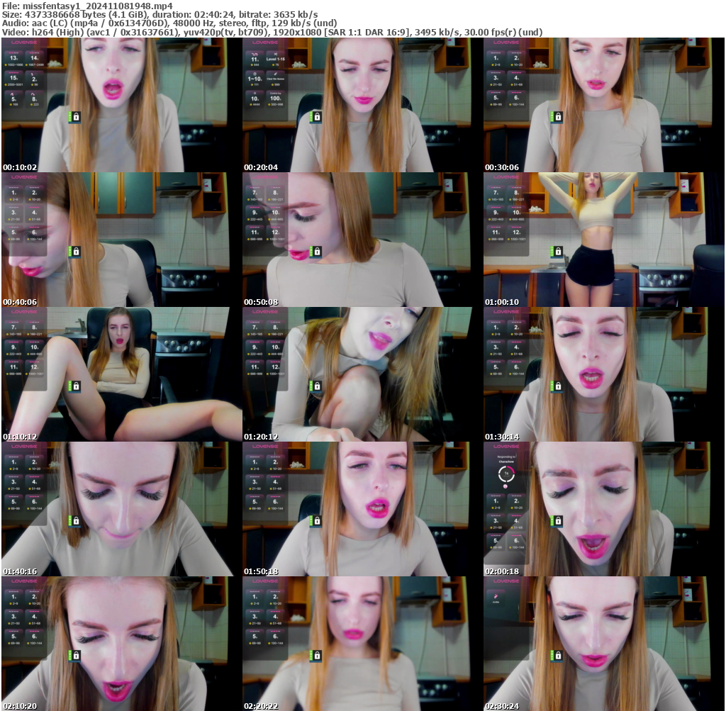 Preview thumb from missfentasy1 on 2024-11-08 @ bongacams