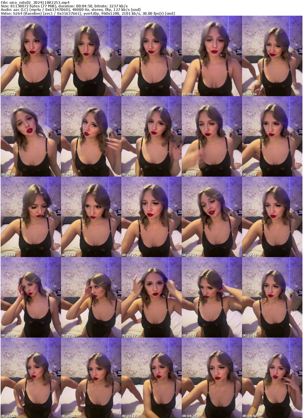 Preview thumb from nice_rats02 on 2024-11-08 @ bongacams