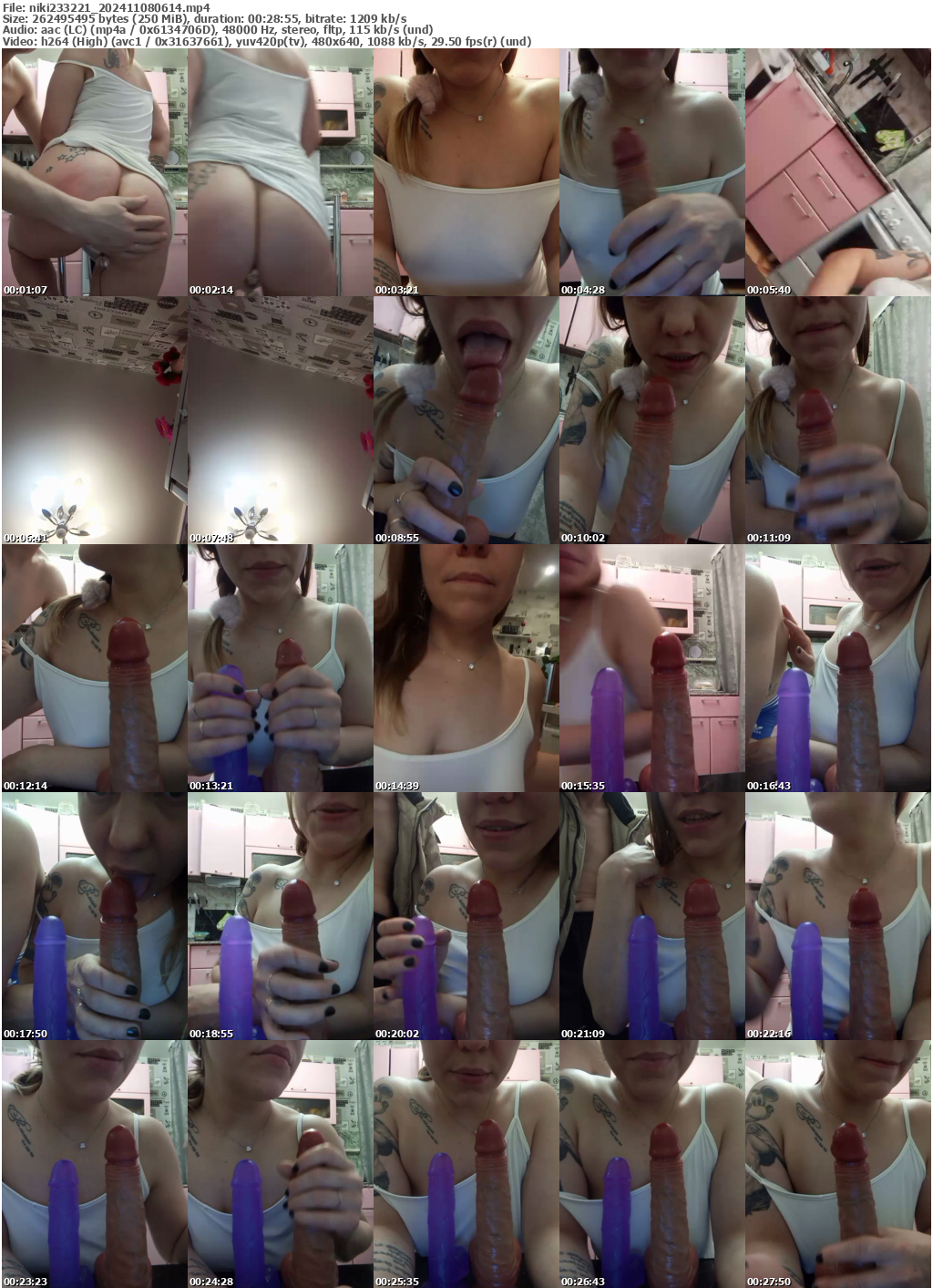 Preview thumb from niki233221 on 2024-11-08 @ bongacams