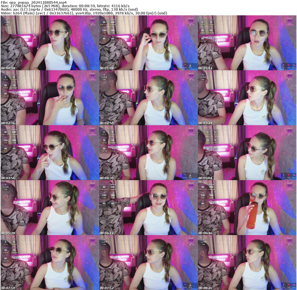 Preview thumb from opa_popaa on 2024-11-08 @ bongacams