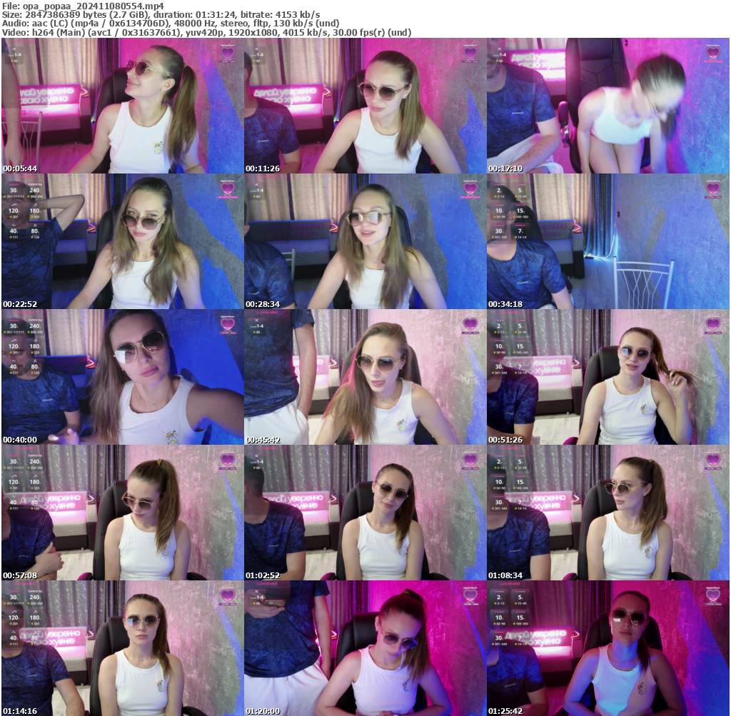 Preview thumb from opa_popaa on 2024-11-08 @ bongacams