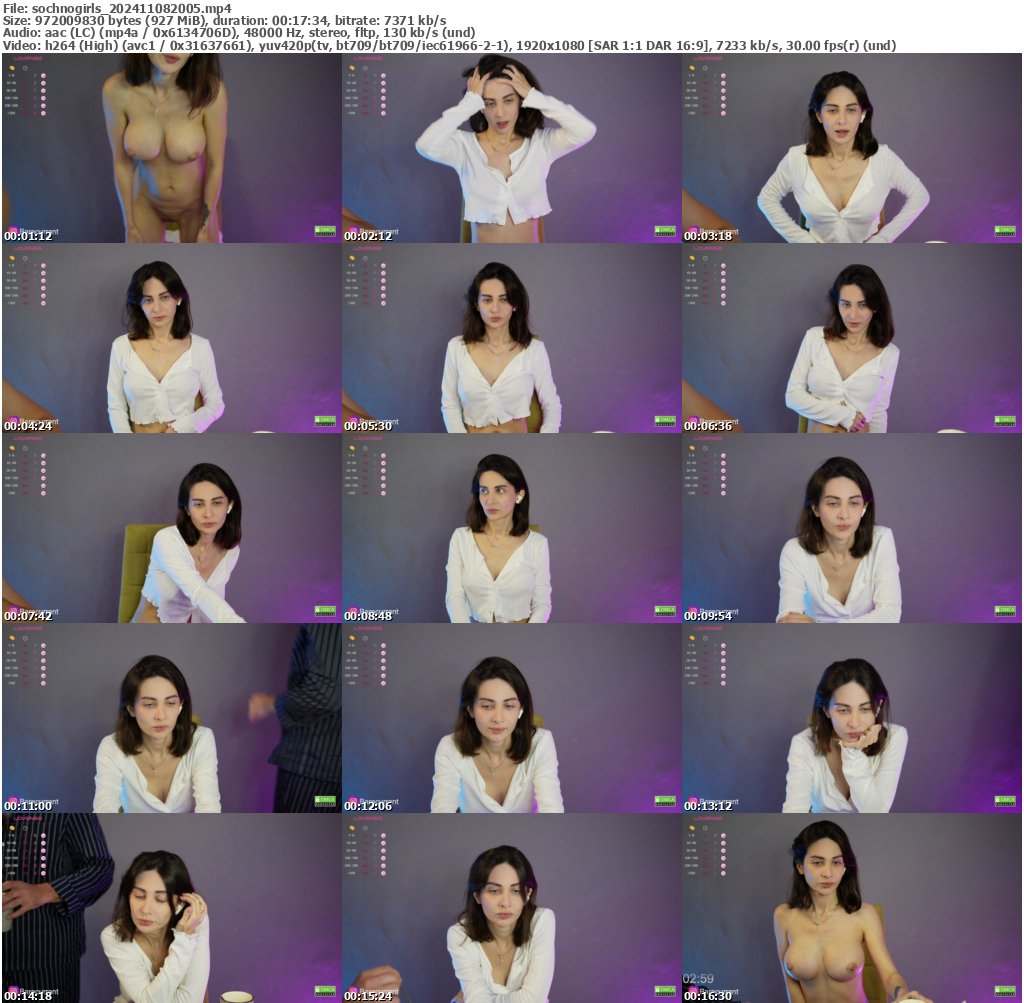 Preview thumb from sochnogirls on 2024-11-08 @ bongacams