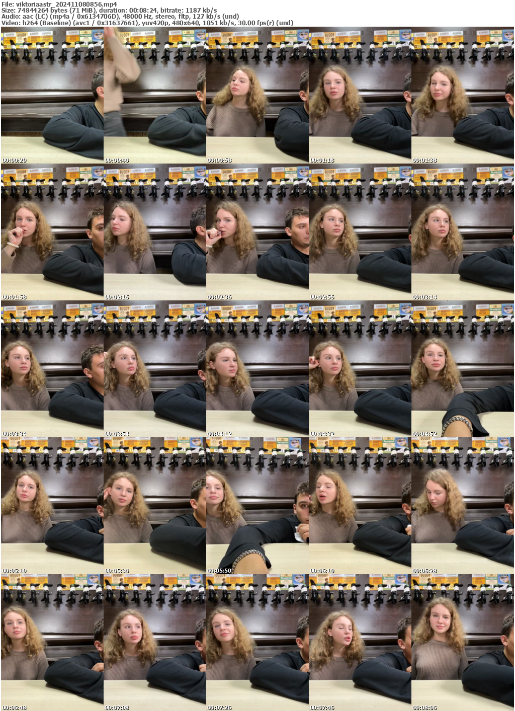 Preview thumb from viktoriaastr on 2024-11-08 @ bongacams