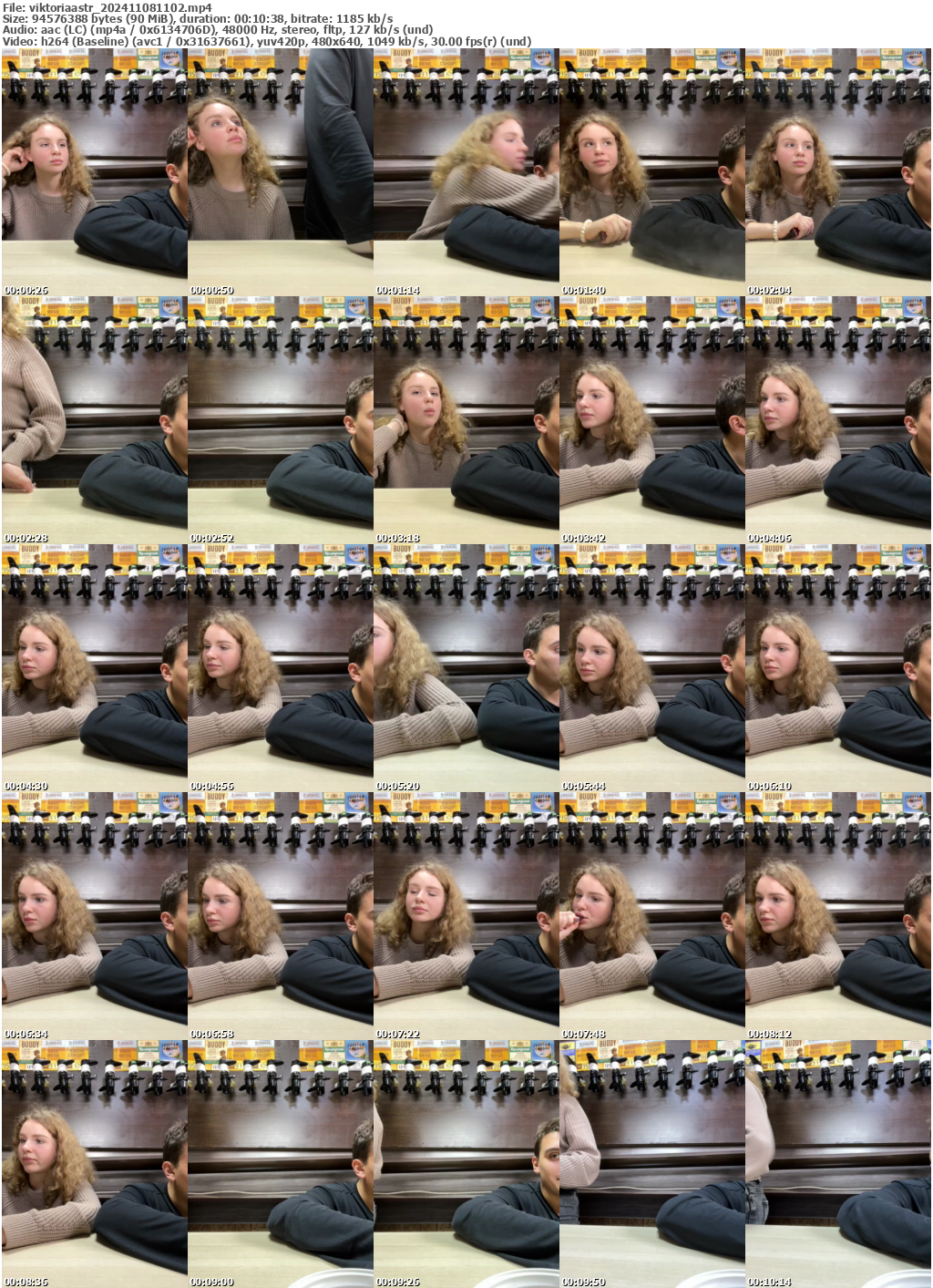 Preview thumb from viktoriaastr on 2024-11-08 @ bongacams