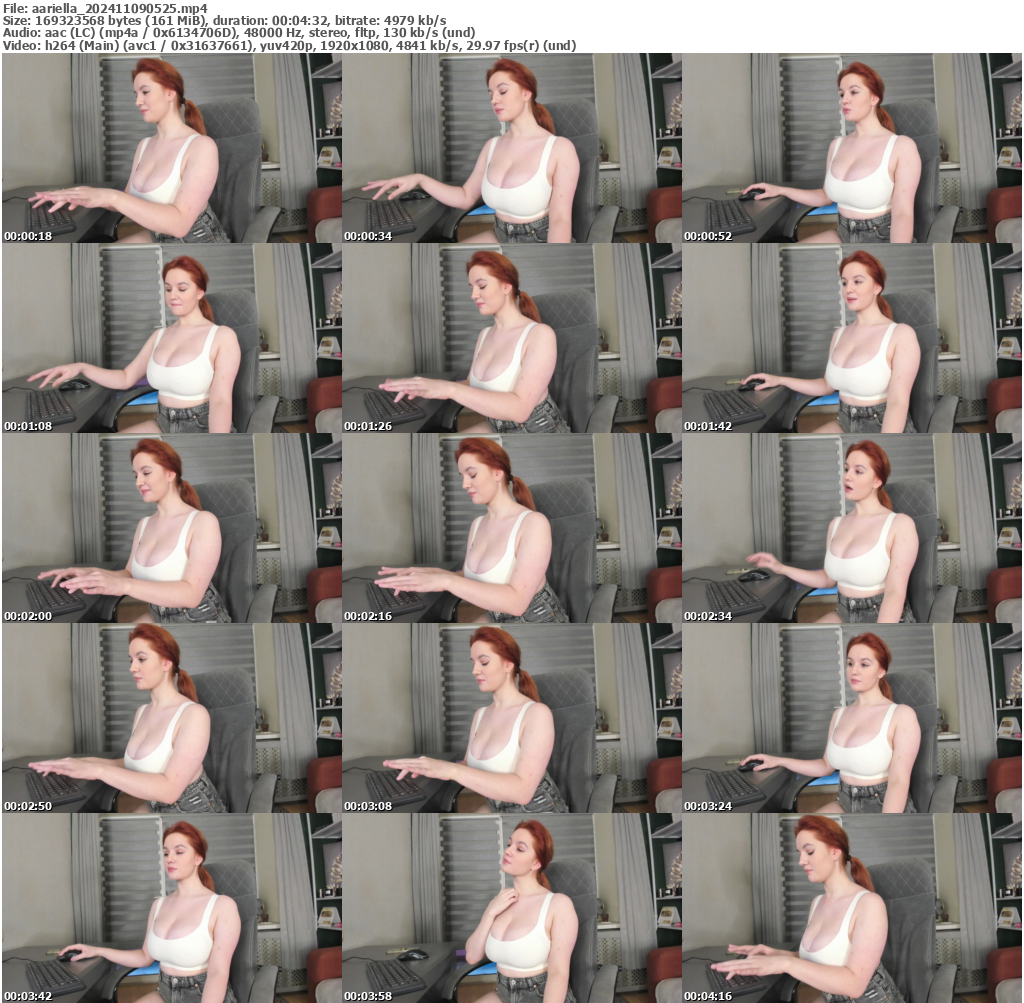 Preview thumb from aariella on 2024-11-09 @ bongacams