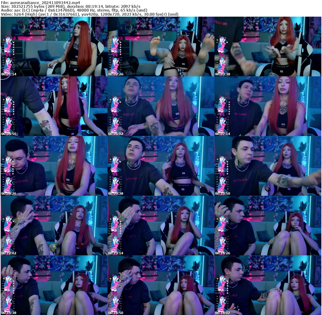 Preview thumb from auroraradiance on 2024-11-09 @ bongacams