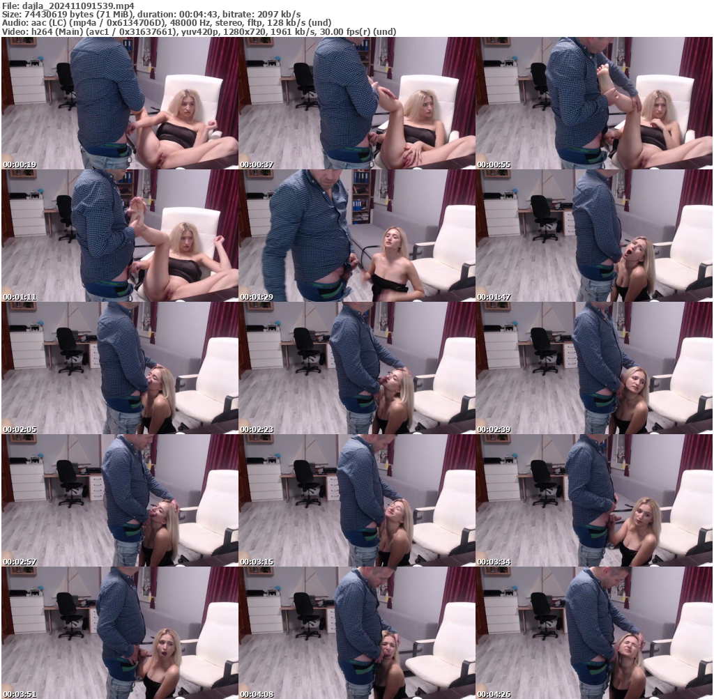 Preview thumb from dajla on 2024-11-09 @ bongacams