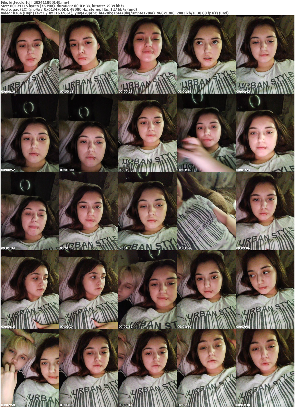 Preview thumb from kittycolorfull on 2024-11-09 @ bongacams