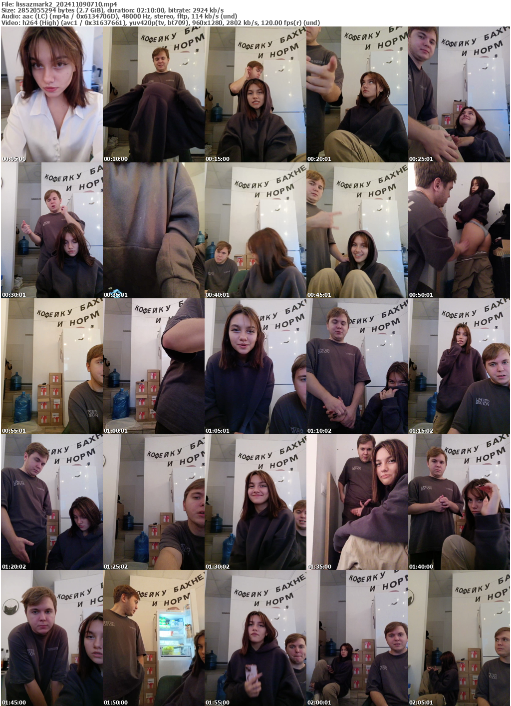 Preview thumb from lissazmark2 on 2024-11-09 @ bongacams