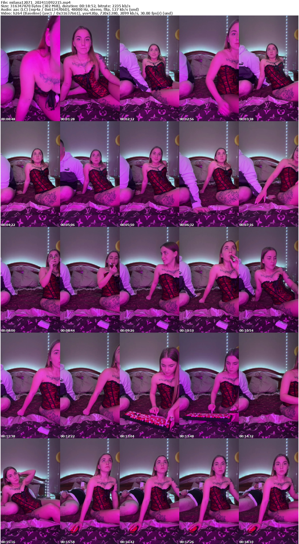 Preview thumb from milana12071 on 2024-11-09 @ bongacams