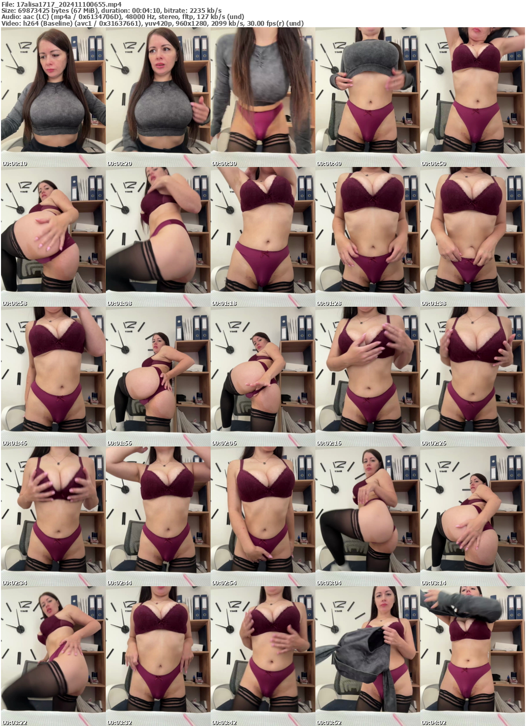 Preview thumb from 17alisa1717 on 2024-11-10 @ bongacams