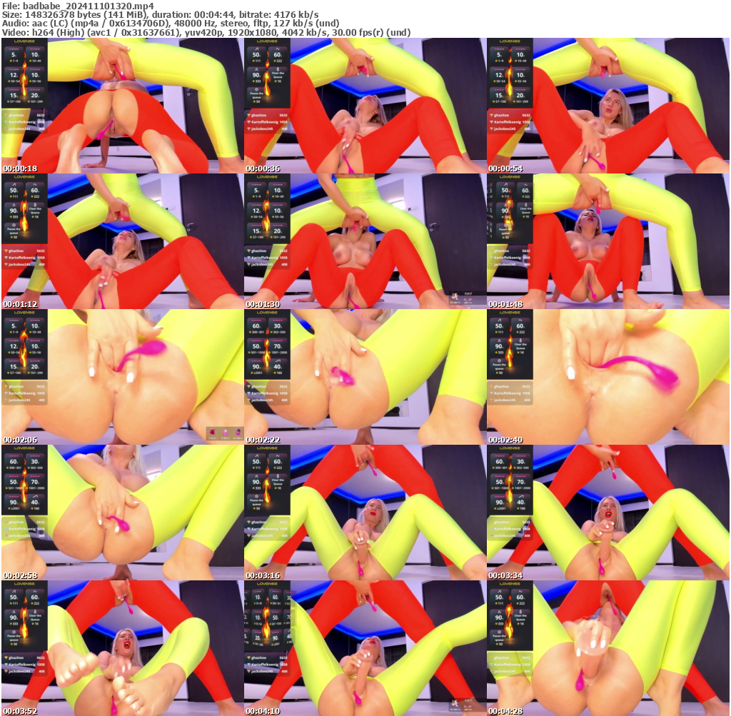 Preview thumb from badbabe on 2024-11-10 @ bongacams