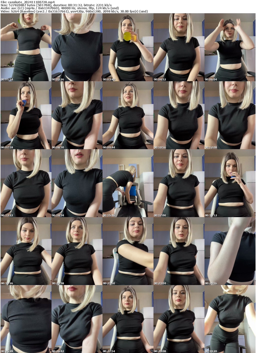 Preview thumb from camikate on 2024-11-10 @ bongacams