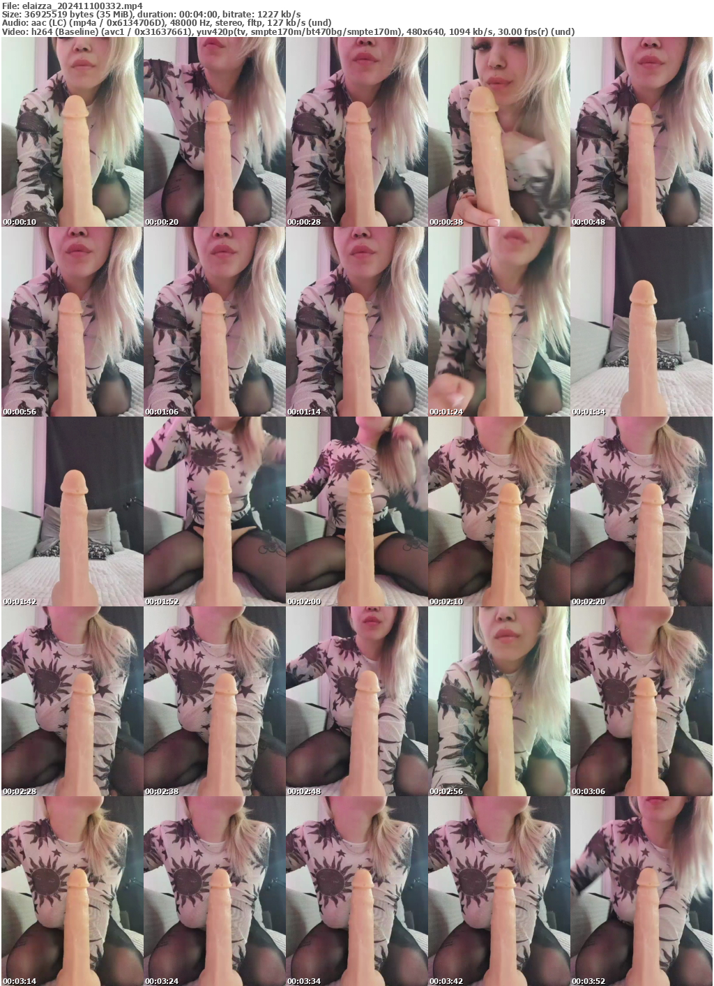 Preview thumb from elaizza on 2024-11-10 @ bongacams