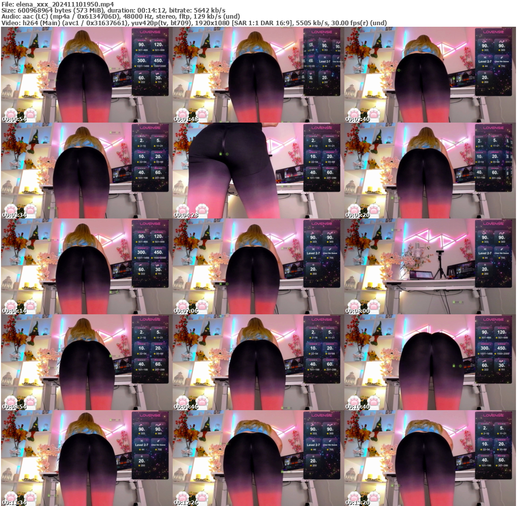 Preview thumb from elena_xxx on 2024-11-10 @ bongacams