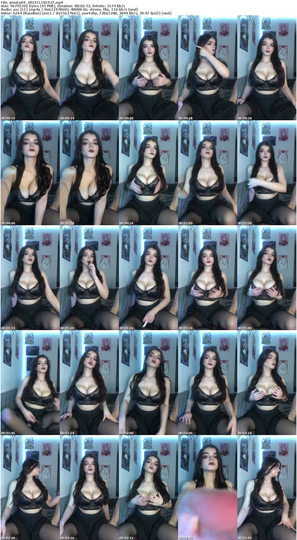 Preview thumb from greata69 on 2024-11-10 @ bongacams