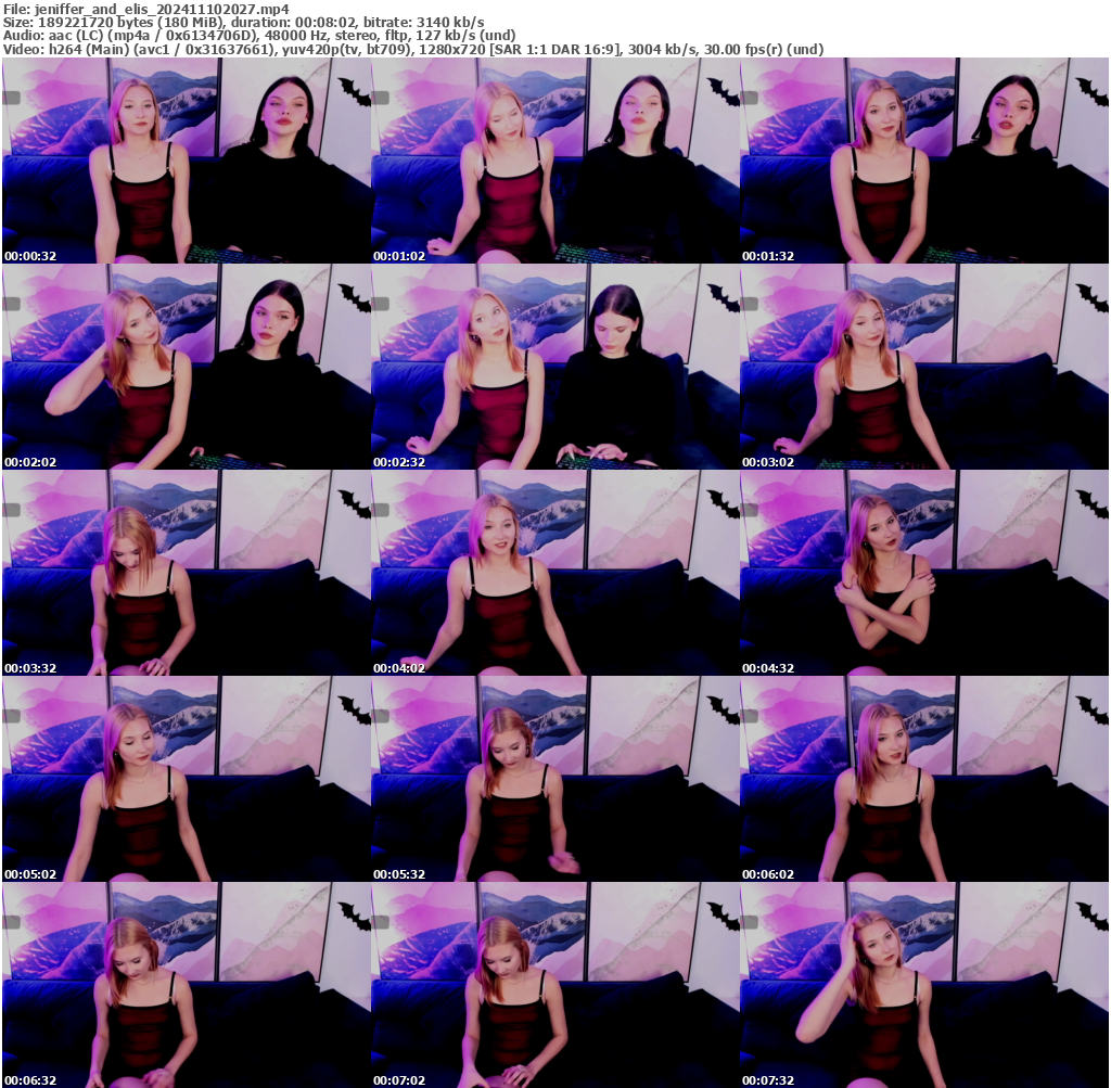 Preview thumb from jeniffer_and_elis on 2024-11-10 @ bongacams