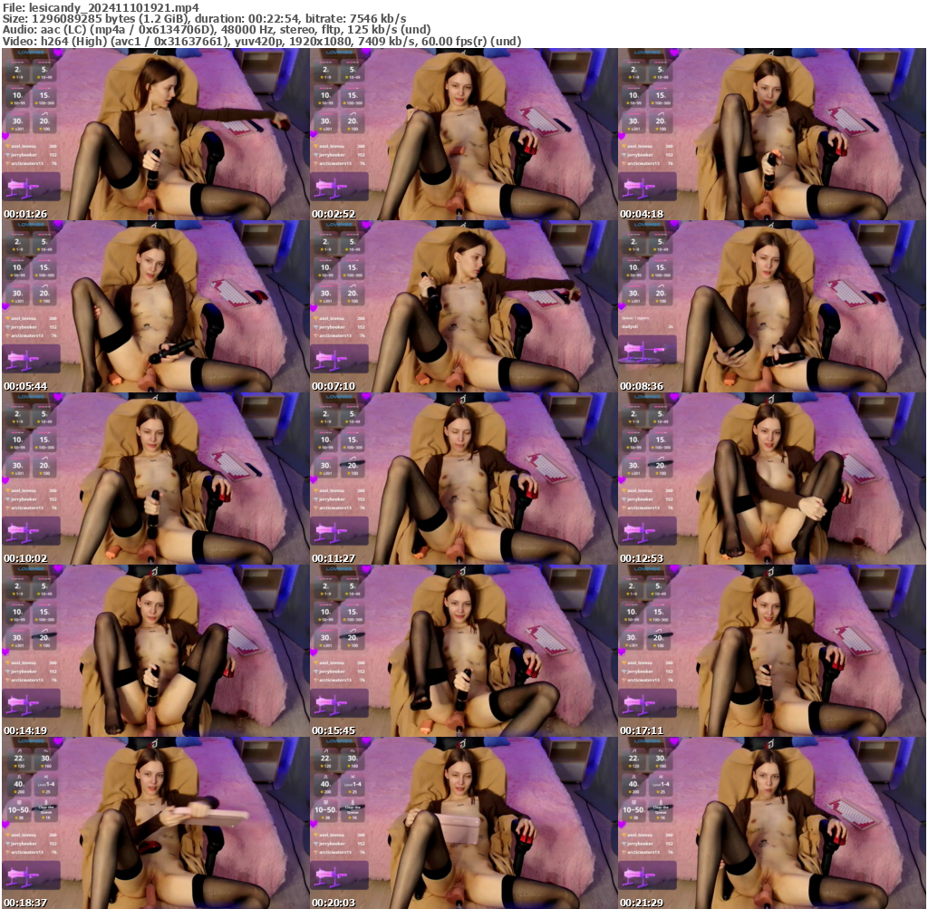 Preview thumb from lesicandy on 2024-11-10 @ bongacams