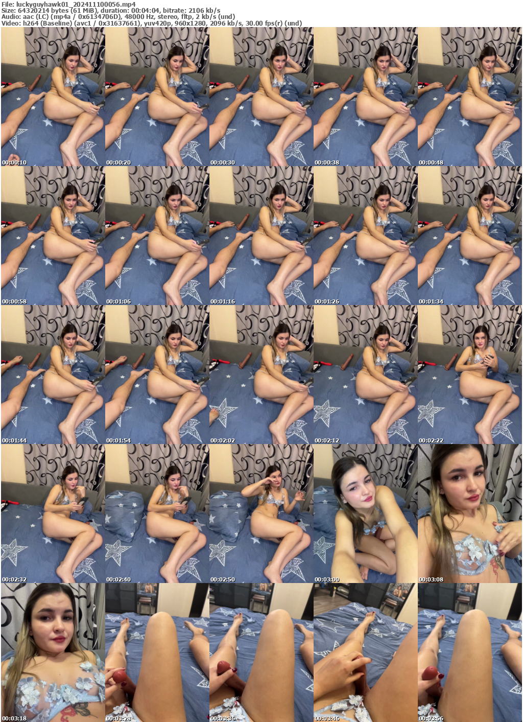 Preview thumb from luckyguyhawk01 on 2024-11-10 @ bongacams