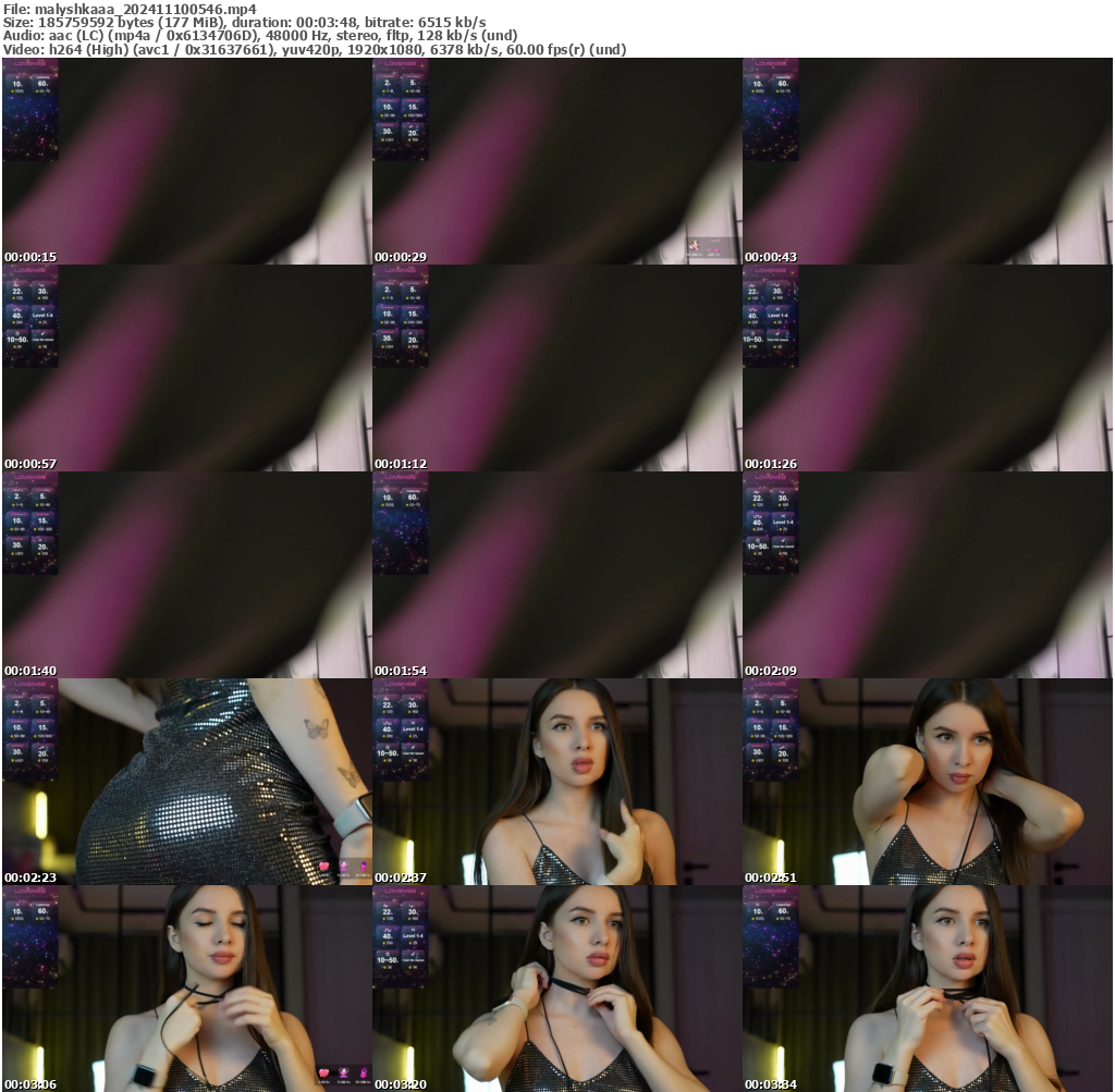 Preview thumb from malyshkaaa on 2024-11-10 @ bongacams