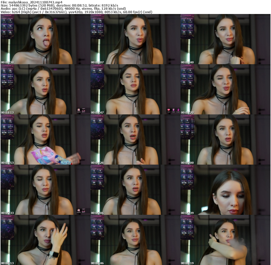 Preview thumb from malyshkaaa on 2024-11-10 @ bongacams