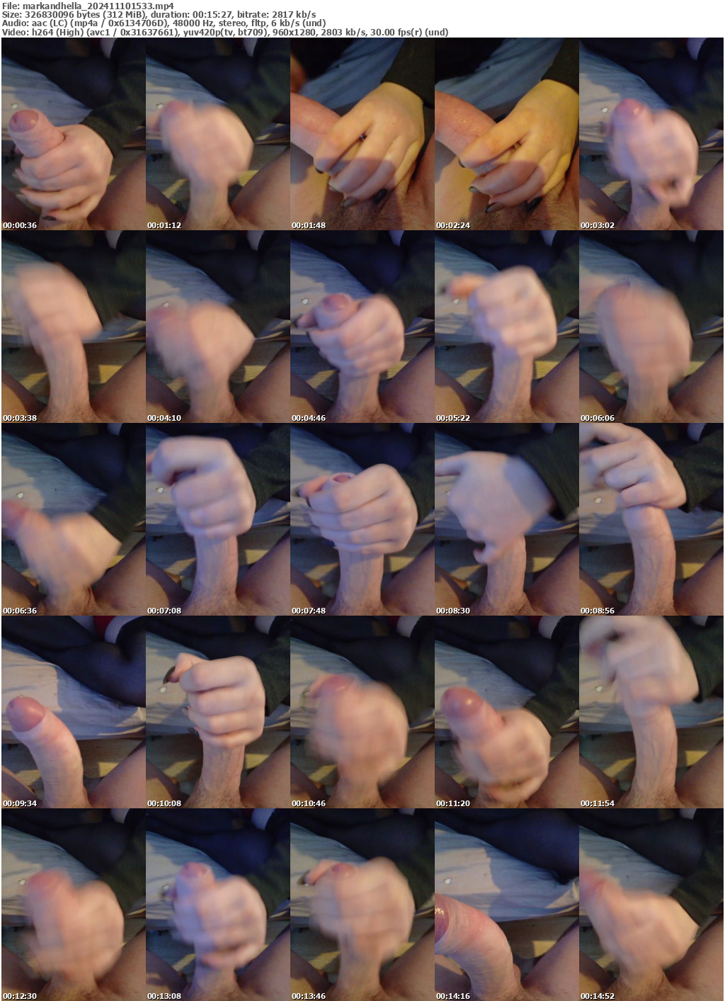 Preview thumb from markandhella on 2024-11-10 @ bongacams