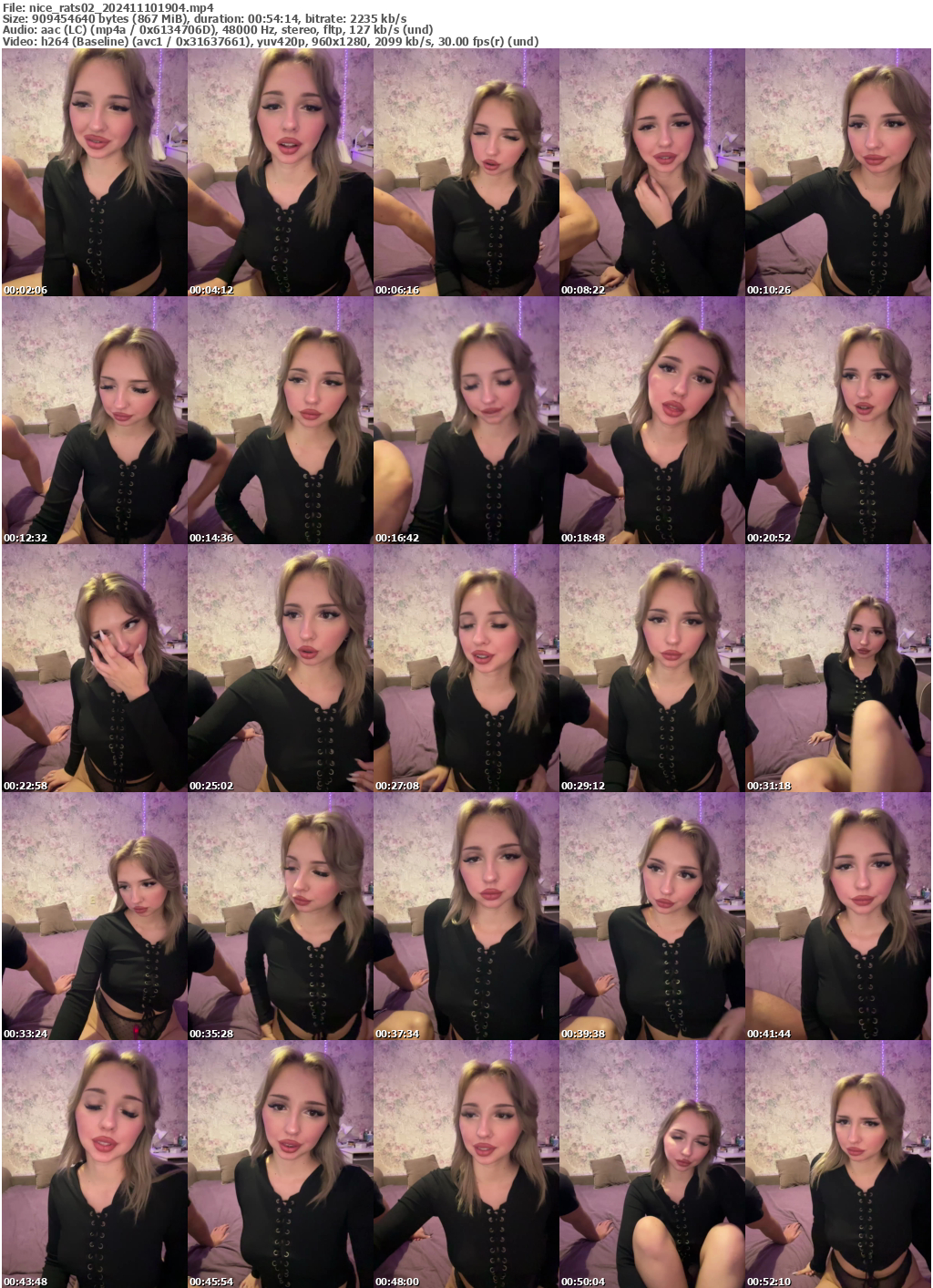 Preview thumb from nice_rats02 on 2024-11-10 @ bongacams