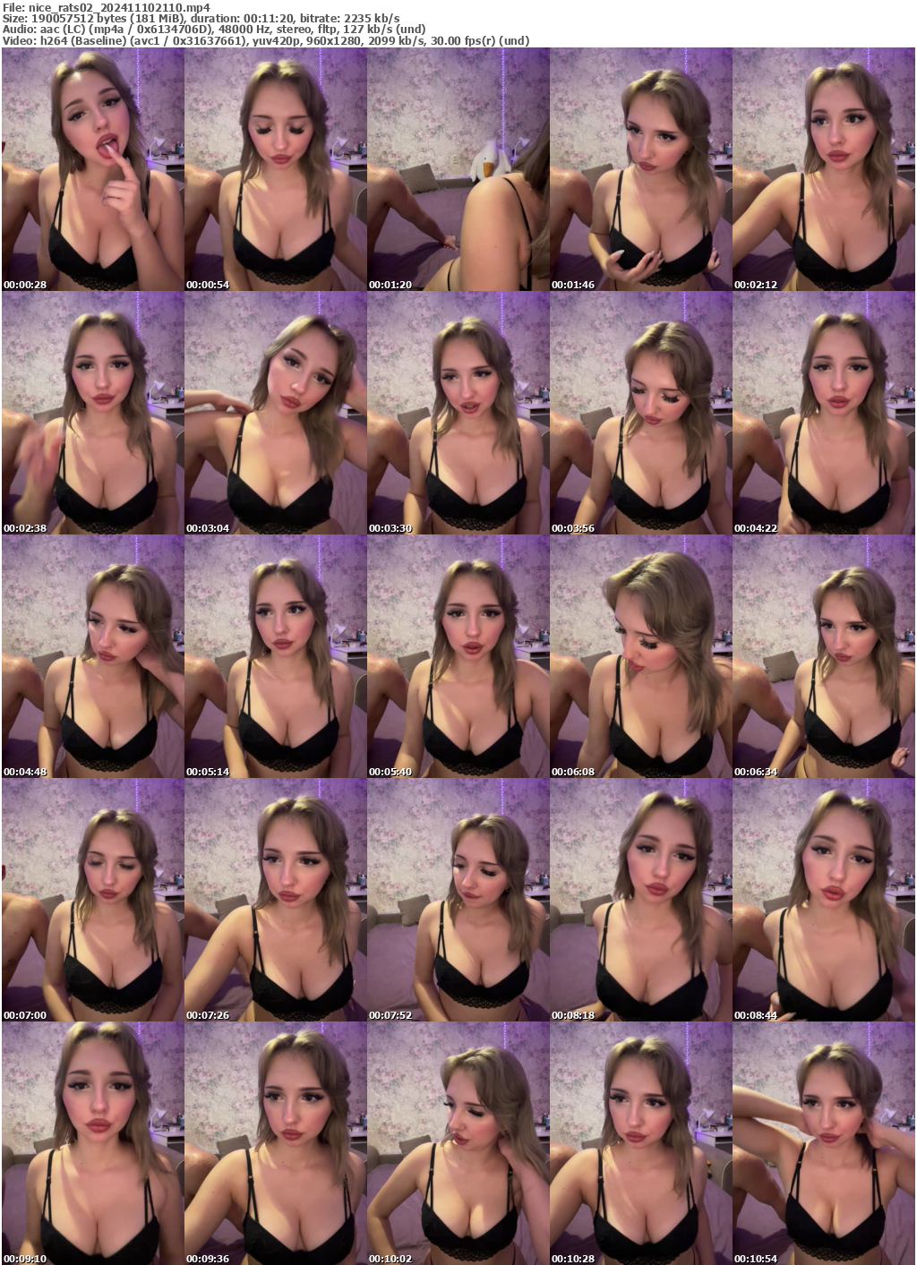 Preview thumb from nice_rats02 on 2024-11-10 @ bongacams