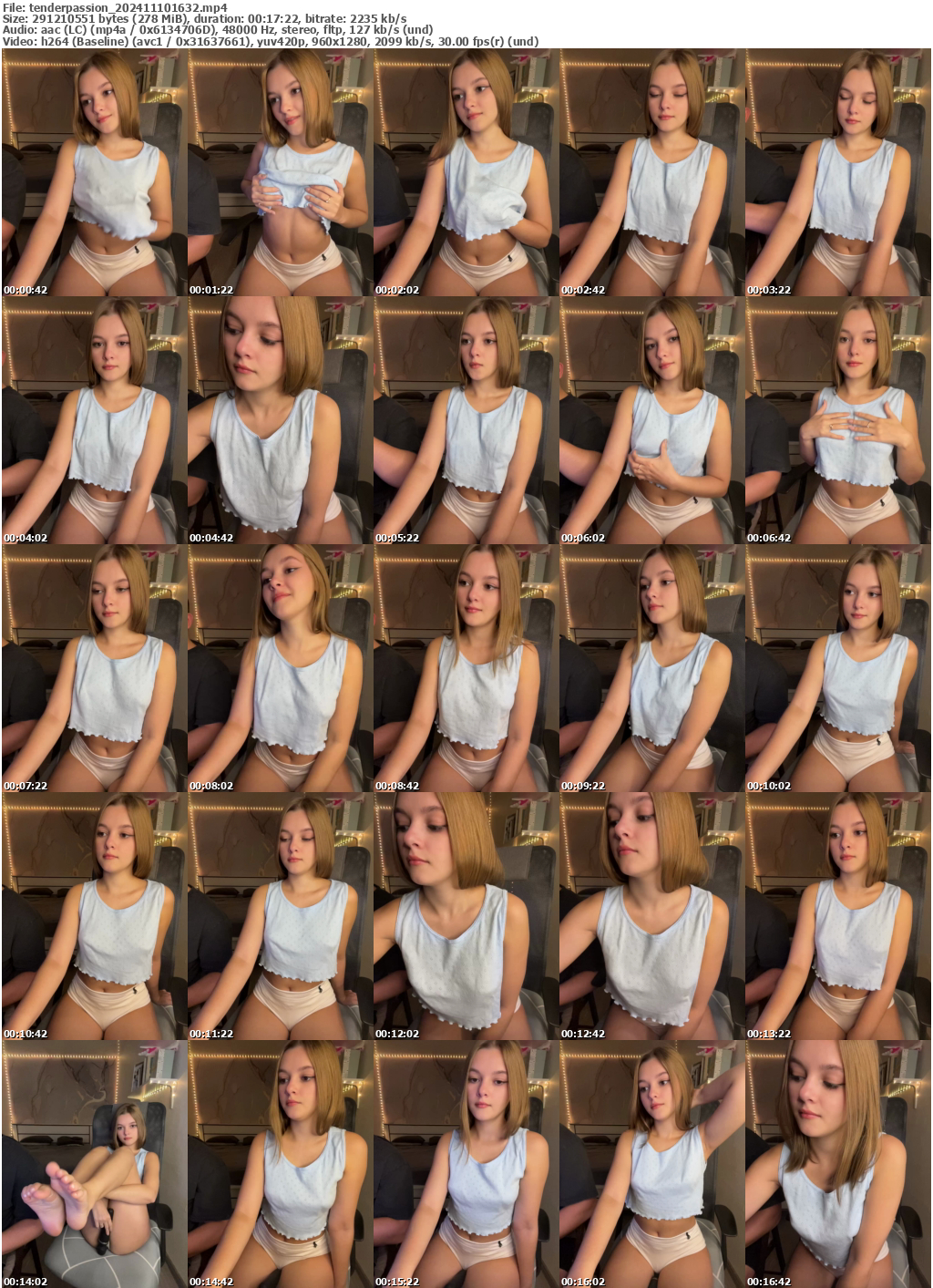 Preview thumb from tenderpassion on 2024-11-10 @ bongacams